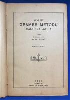 トルコ語　『YEN〓 B〓R　GRAMER METODU HAKKINDA LAYIHA　B〓R〓NC〓 C〓LT』 新しい文法方法について　第1巻