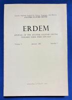 トルコ語　『ERDEM ATAT〓RK K〓LT〓R MERKEZ〓 DERG〓S〓 Cilt : 3 Say〓 : 7 Ocak 1987』 エルデムアタテュルク文化センター雑誌 第3巻 7号 1987年1月