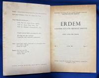 トルコ語　『ERDEM ATAT〓RK K〓LT〓R MERKEZ〓 DERG〓S〓 Cilt : 3 Say〓 : 7 Ocak 1987』 エルデムアタテュルク文化センター雑誌 第3巻 7号 1987年1月