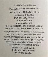 英文書　『Atat〓rk　THE REBIRTH OF A NATION』　アタテュルク　国家の再生
