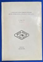 トルコ語　『II. M〓LLETLER ARASI T〓RKOLOJ〓 KONGRES〓 (SECOND INTERNATIONAL CONGRESS OF TURCOLOGY)　4-9 Ekim 1976 〓stanbul　PROGRAM　+　TEBL〓〓 〓ZETLER〓　』　II.国際トルコ学会（第2回国際トルコ学会）1976 年 10 月 4 ～ 9 日 イスタンブール　【プログラム1冊+コミュニケーションの概要1冊】　計2冊