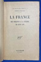 フランス語　『LA FRANCE DES ORIGINES A LA GUERRE
DE CENT ANS』 フランス　起源から百年戦争まで