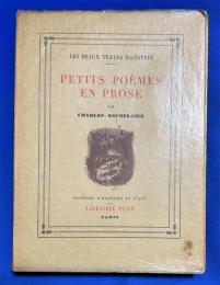 フランス語　『PETITS POEMES EN PROSE 』 小さな散文詩