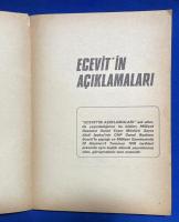 トルコ語　『ECEV〓T'〓N A〓IKLAMALARI 1976』　エセヴィトの発言 1976年