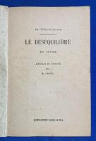 フランス語　『LE DESEQUILIBRE DU MONDE.』