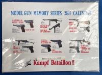 MODEL GUN MEMORY SERIES 2007 CALENDAR