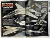 1/72 ファインモールド F-14D トムキャット 〈モデルグラフィックスVol.368～370+スケールアヴィエーションVol.104 〉　マガジン4冊＋内袋未開封フルキット
