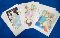 遥かなる時空の中で 水野十子 複製原画 COLORFUL PICTURES TOHKO MIZUNO 10枚セット ケース付き