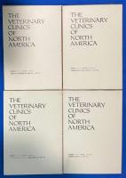 THE VETERINARY CLINICS OF NORTH AMERICA 獣医臨床シリーズ 1980年版 Vol.9/No.1～4　4冊　【皮膚及び内科的疾患/小動物の外科手術法/ノン・ドメスティック・ペット医学/尿路感染】