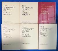 THE VETERINARY CLINICS OF NORTH AMERICA 獣医臨床シリーズ 1985年・1986年版 Vol.14/No.1～6　6冊　【泌尿生殖器の外科手術/飼い鳥の疾病と診療/ネコの尿路系疾患/内分泌学/猫医学の進歩Ⅰ/猫医学の進歩Ⅱ】