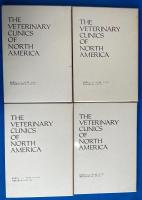 THE VETERINARY CLINICS OF NORTH AMERICA 獣医臨床シリーズ 1981年版 Vol.10/No.1～4　4冊　【獣医神経学/眼科/外傷/凍結手術】