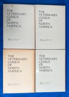 THE VETERINARY CLINICS OF NORTH AMERICA 獣医臨床シリーズ 1978年版 Vol.7/No.1～4　4冊　【腫瘍学/猫の心臓病学/内分泌学/繁殖学】