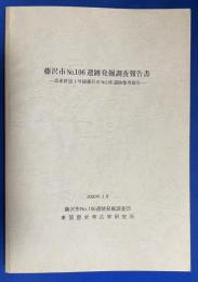 藤沢市No.106遺跡発掘調査報告書
