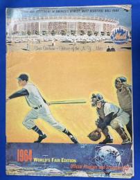 英文冊子 New York Mets 『1964 WORLD'S FAIR EDITION　Official Program and Stoltar』

