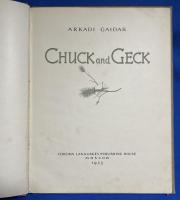 英文書『Chuck and Geck by Arkadi Gaidar 1953 Russian Children's Book - English Text』  『チャックとゲック』 アルカディ・ガイダル著 1953年 ロシア児童書 - 英語テキスト