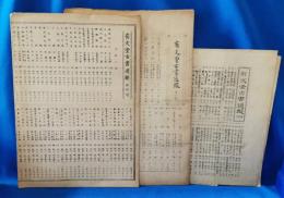 （京都）　有文堂古書通報　謄写版（ガリ刷）　3点一括