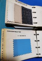 1957 mercury colors and upholsteries マーキュリー　色と室内装飾品