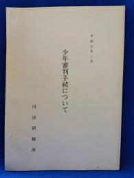 少年審判手続について