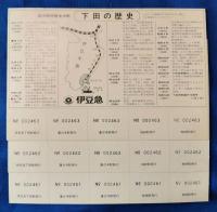 下田市制施行10周年記念乗車券・入場券　1971～1981年　No.2461～2463　3枚