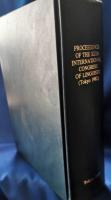 Proceedings of the XIIIth International Congress of Linguists (Tokyo 1982) 第13回国際言語学者会議論文集