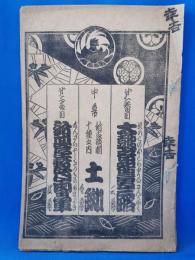 歌舞伎ほか 絵入り演目表  (こびき町)歌舞伎座 明治41年7月