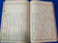 太平洋戦争戦時中の　「宿直日誌」　第四号〔昭和18年）、第五号〔昭和19年〜20年）　２冊　及び「工場自衛警備規定」「巡回路線図」入り