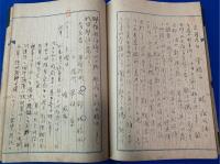 太平洋戦争戦時中の　「宿直日誌」　第四号〔昭和18年）、第五号〔昭和19年〜20年）　２冊　及び「工場自衛警備規定」「巡回路線図」入り
