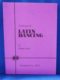 Technique of Latin dancing　<昭和59年版>　邦題：ラテン・ダンシングのテクニック