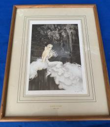 ルイ・イカール　彩色画複製ミニ版・印刷　「　らん　」　