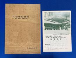 大谷寺の歴史　-洞穴遺跡と磨崖仏群-　　(大谷観音3つ折り案内書付)