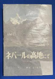 ネパールの高地にて　シェルパとともに