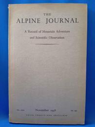 (洋書)　THE ALPINE JOURNAL No.297 1958年11月号