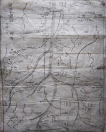 米沢領地小松村辺絵図　（現山形県川西町付近）