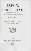 Japon, Indo-Chine, Empire Birman (on Ava), Siam, Annam (ou Cochinchine), Péninsule Malaise, etc., Ceylan　「日本・インドシナ・セイロン」