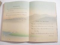 詩集　刀と菊（英文）　全３巻揃　ちりめん表紙　木版画・三島焦窓　新井芳宗　鈴木華邨ほか