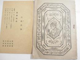 岸田劉生作品個人展覧会出品目録　別刷追加目録付き