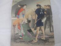 風流線　正続２冊揃　　鏑木清方　鰭崎英朋・木版画口絵