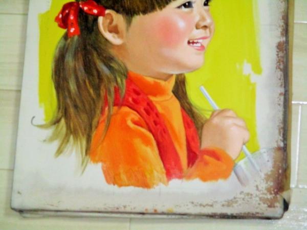 絵画　油彩画　少女　小林裕　「不詳子役タレントA」 絵画 油彩画 少女 小林裕 「不詳子役タレントA」 - メルカリ