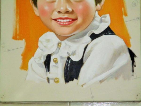 たのしい幼稚園 表紙画家・小林裕 昭和の児童画(少女 ショートヘア