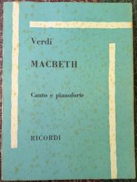 Verdi Macbeth canto e pianoforte