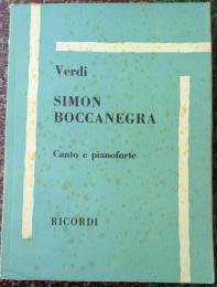 Verdi Simon Boccanegra canto e pianoforte