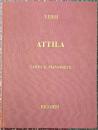 Verdi Attila canto e pianoforte