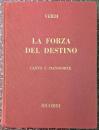 Verdi La Forza Del Destino canto e pianoforte
