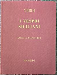 Verdi I Vespri Siciliani canto e pianoforte
