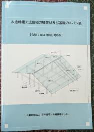 木造軸組工法住宅の横架材及び基礎のスパン表【令和7年4月施行対応版】