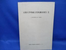 京都大学埋蔵文化財調査報告