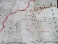 改訂安房全図　房州旅行必携書・観音札所図入　北條駅前福壽堂商店売捌所　東京湾要塞司令部許可済