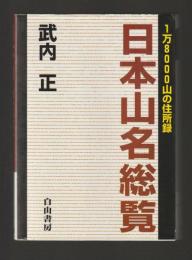 日本山名総覧　1万8000山の住所録