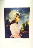 ヨーロッパ旅行スケッチブック40枚（ジョシュア・レイノルズの少女肖像画付き）