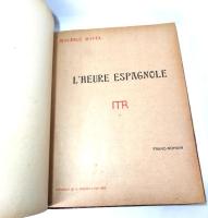 オペラ楽譜 L’HEURE ESPAGNOLE comedie musicale en un acte